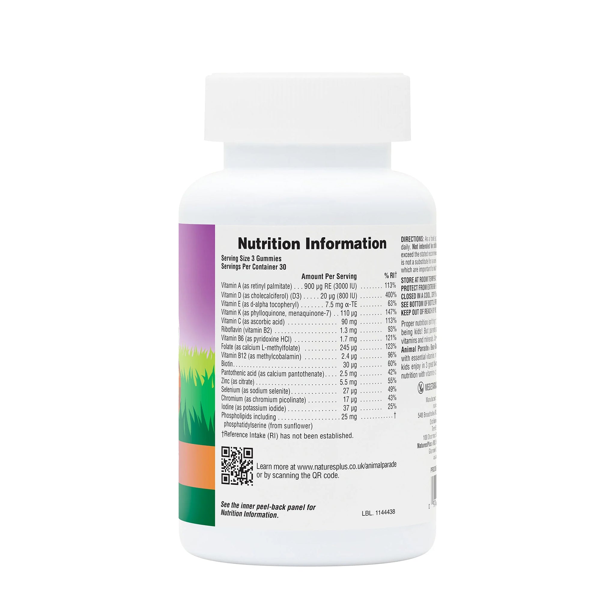 Animal Parade Multivitamin Gummies Assorted Fruit Flavours