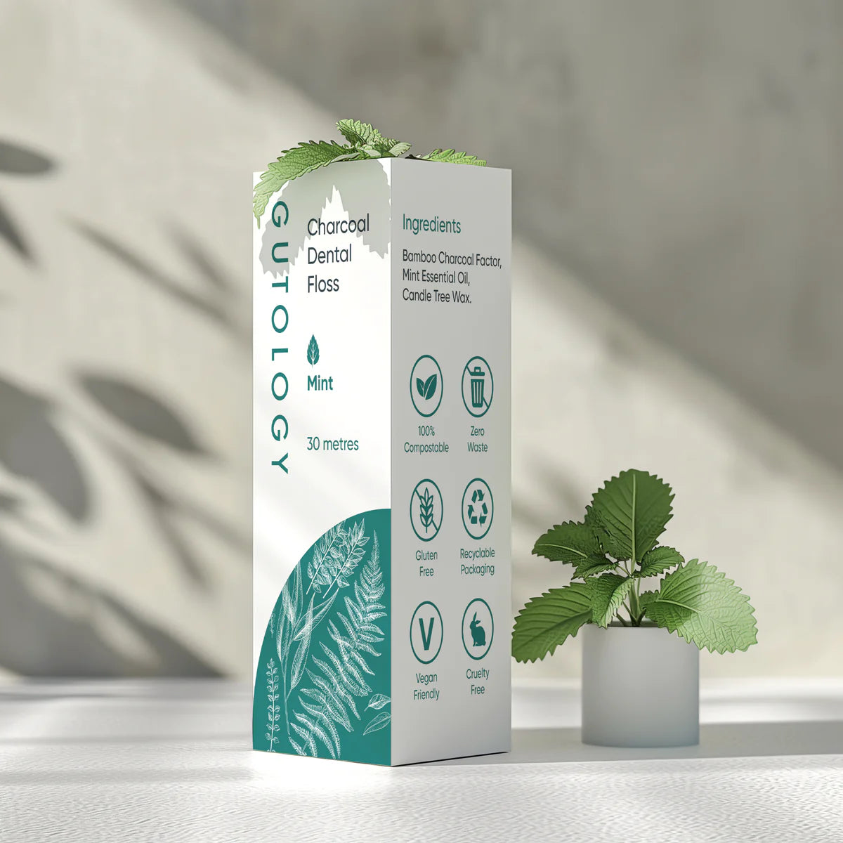 Charcoal Dental Floss (Made from Bamboo)