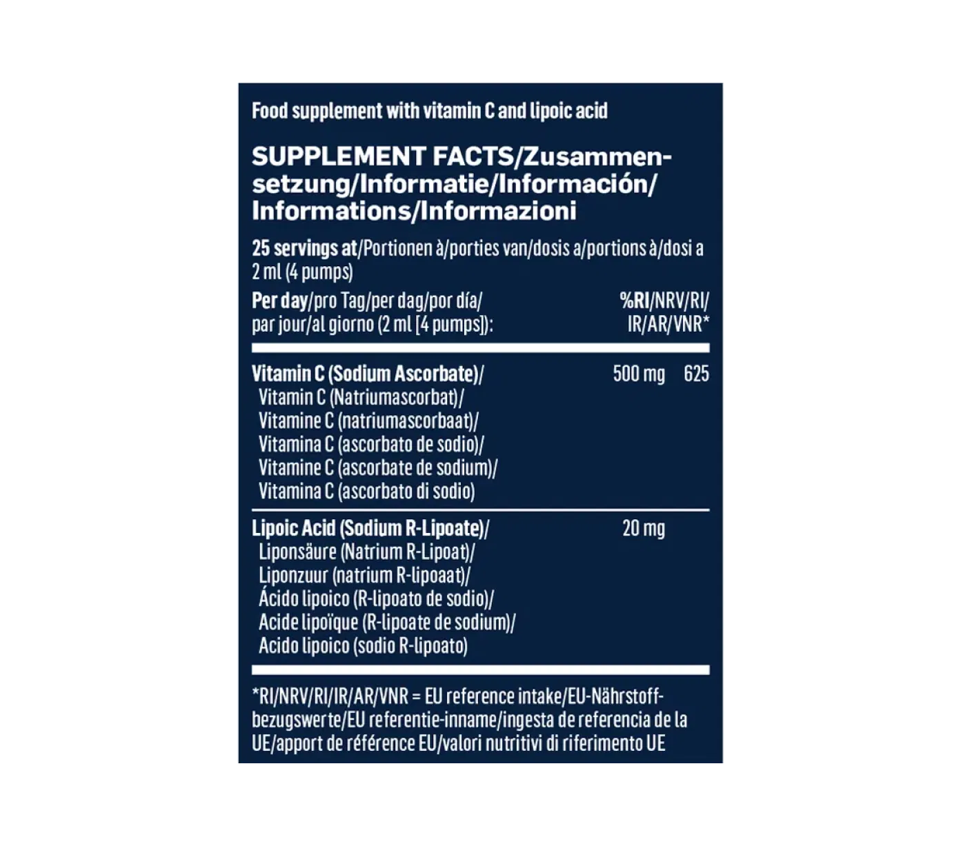 Liposomal Vitamin C with R-Lipoic Acid