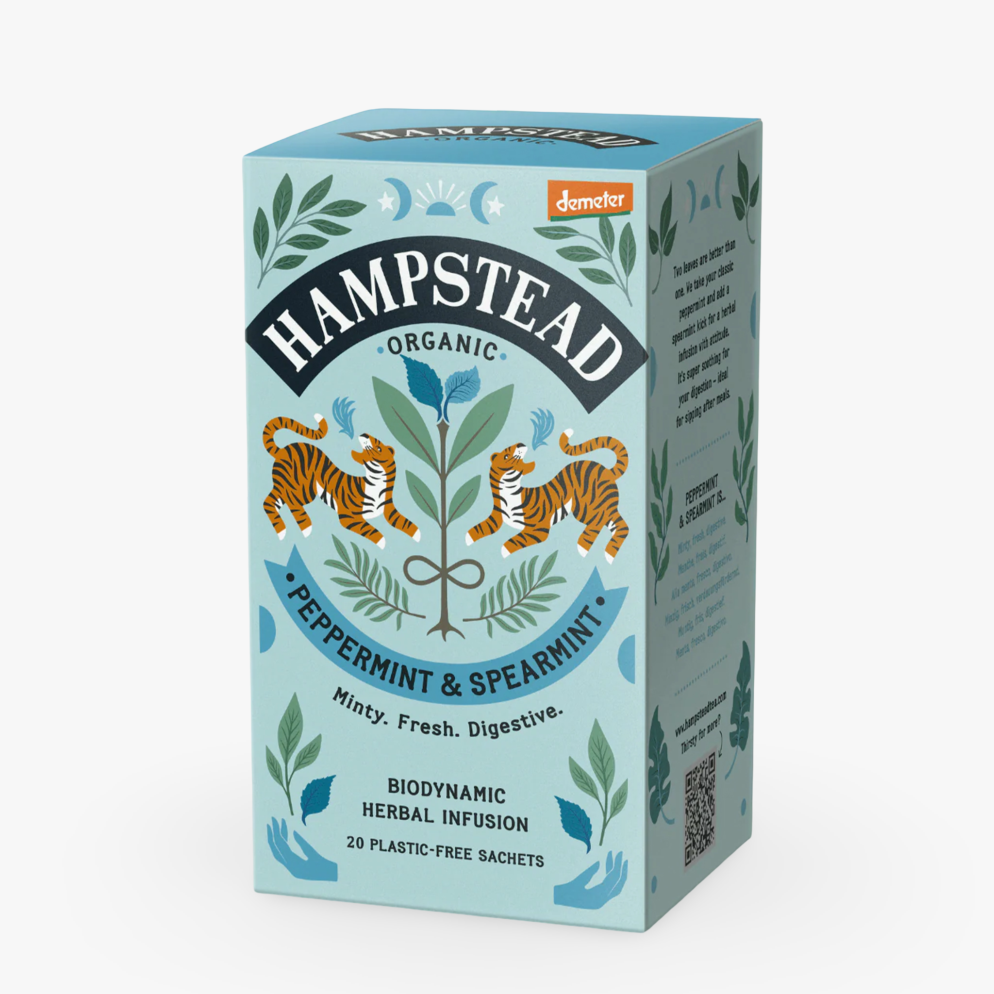 Organic Peppermint & Spearmint Tea Bags