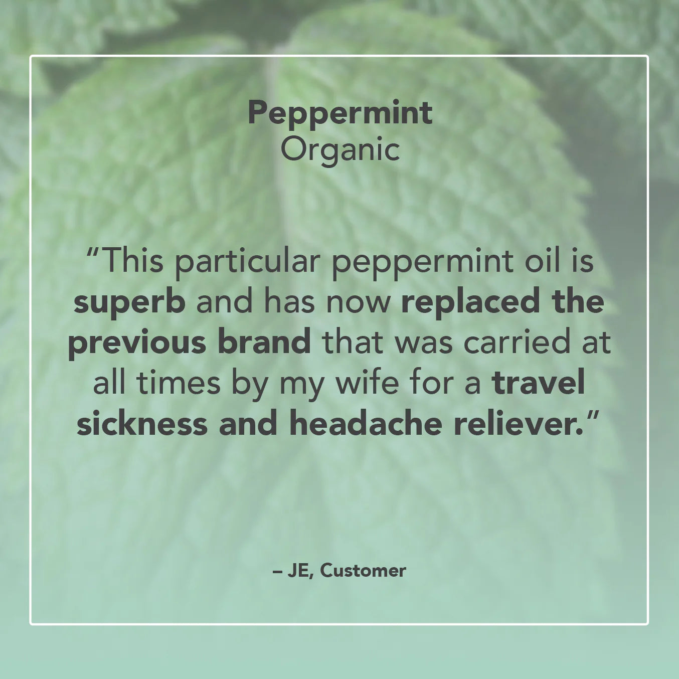 Organic Peppermint Essential Oil