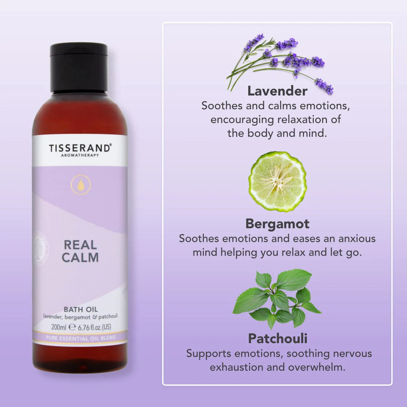 Real Calm Bath Oil