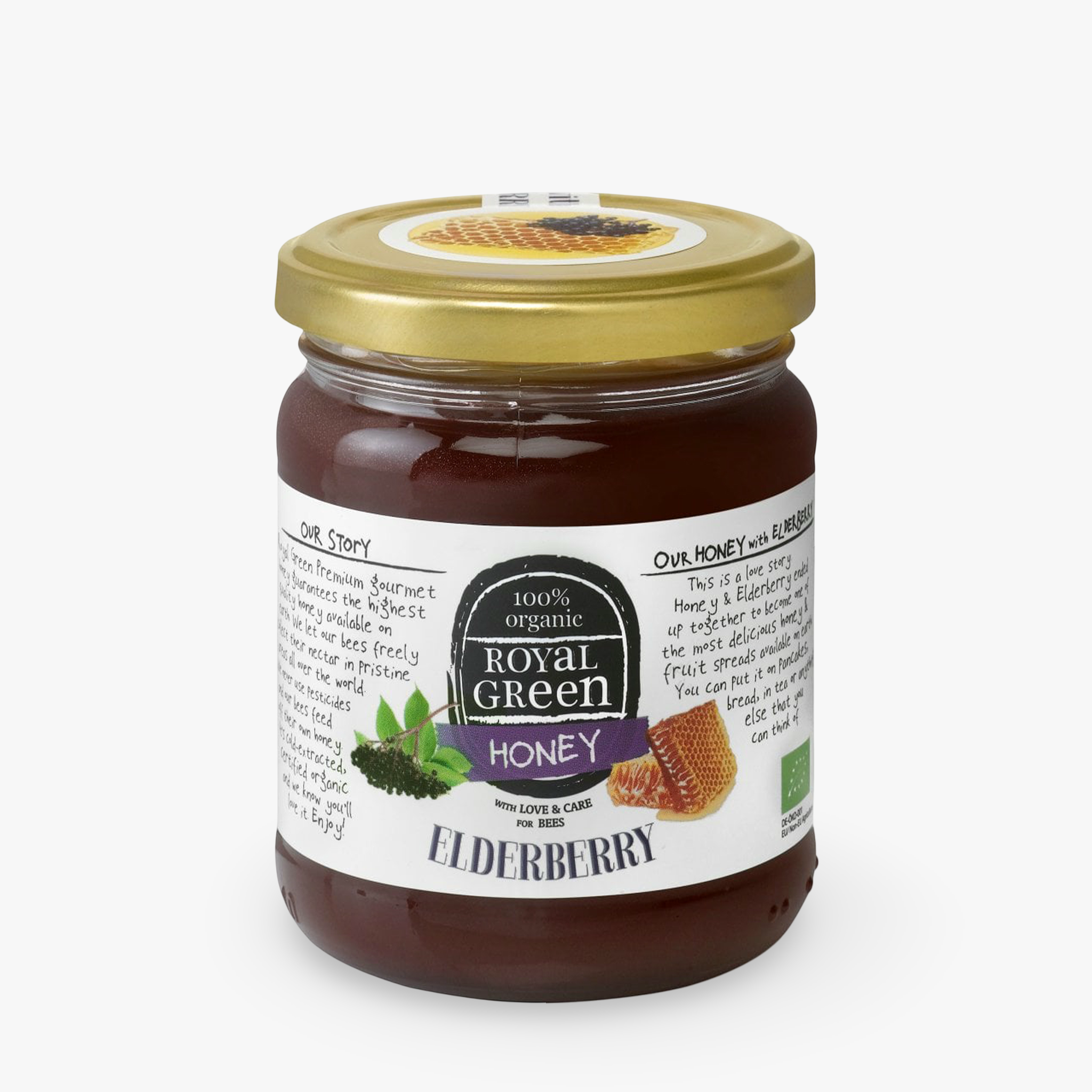 Organic Honey with Elderberry