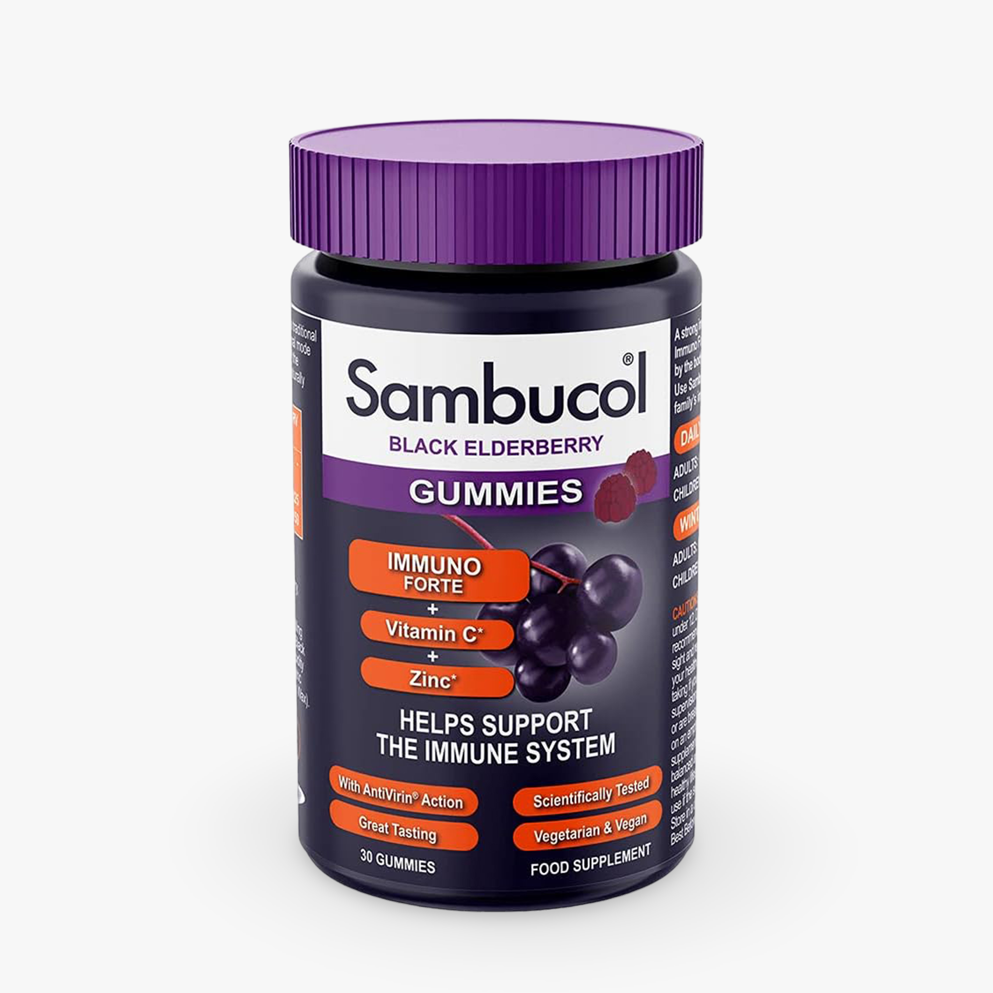 Immuno Forte Black Elderberry Gummies