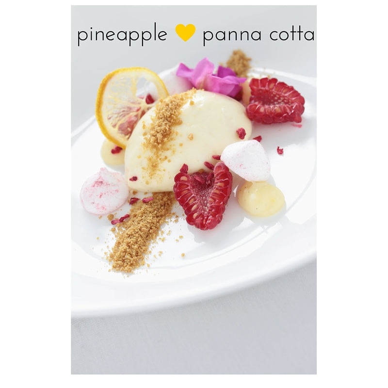 Easy Pineapple Panna Cotta