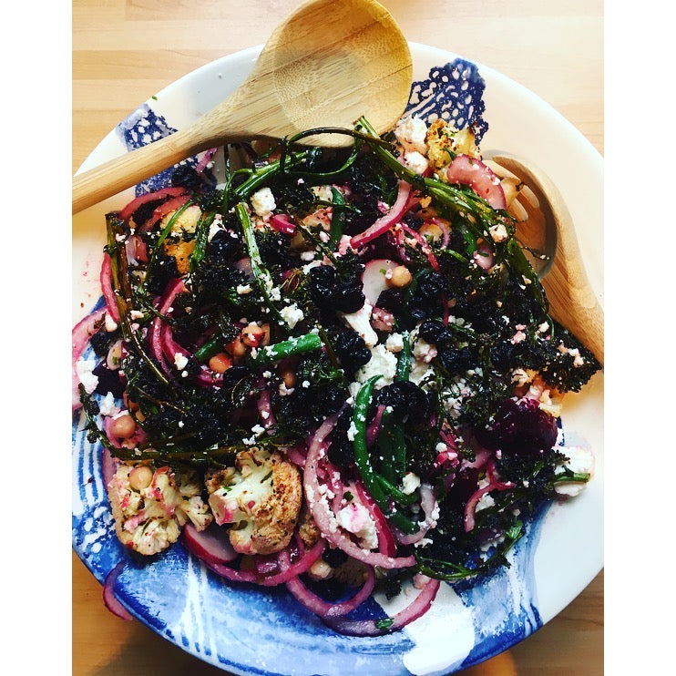 Warm Rainbow Salad to Boost and Cheer