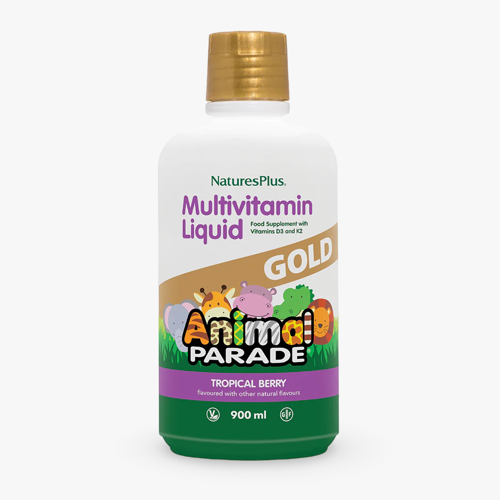 Animal Parade GOLD Multivitamin Children’s Liquid 480ml