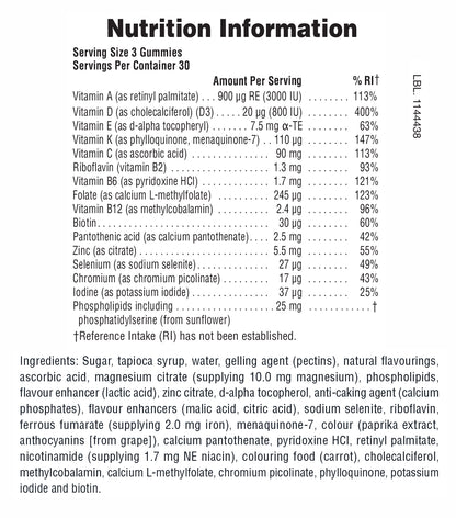 Animal Parade Multivitamin Gummies Assorted Fruit Flavours