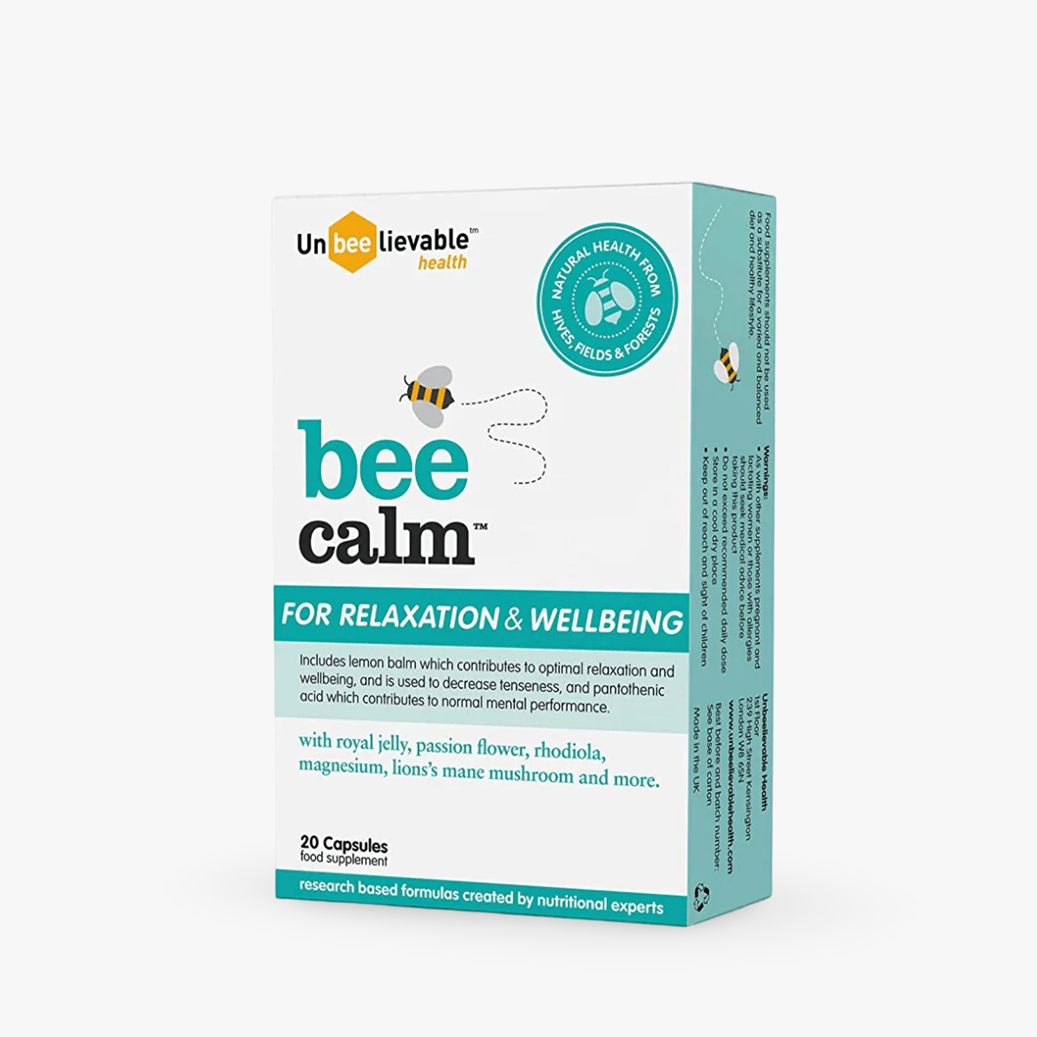 Unbeelievable Health Bee Calm for Relaxation and Wellbeing