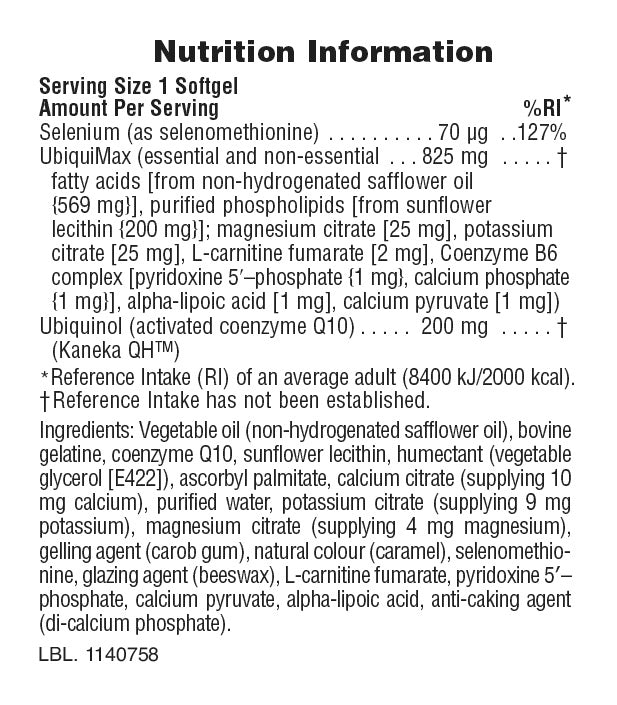 Beyond CoQ10 Softgels