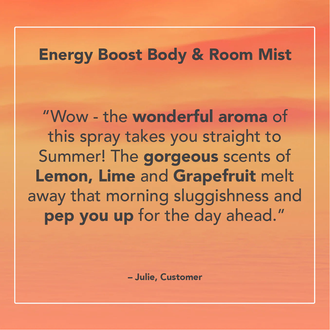 Energy Boost Body & Room Mist