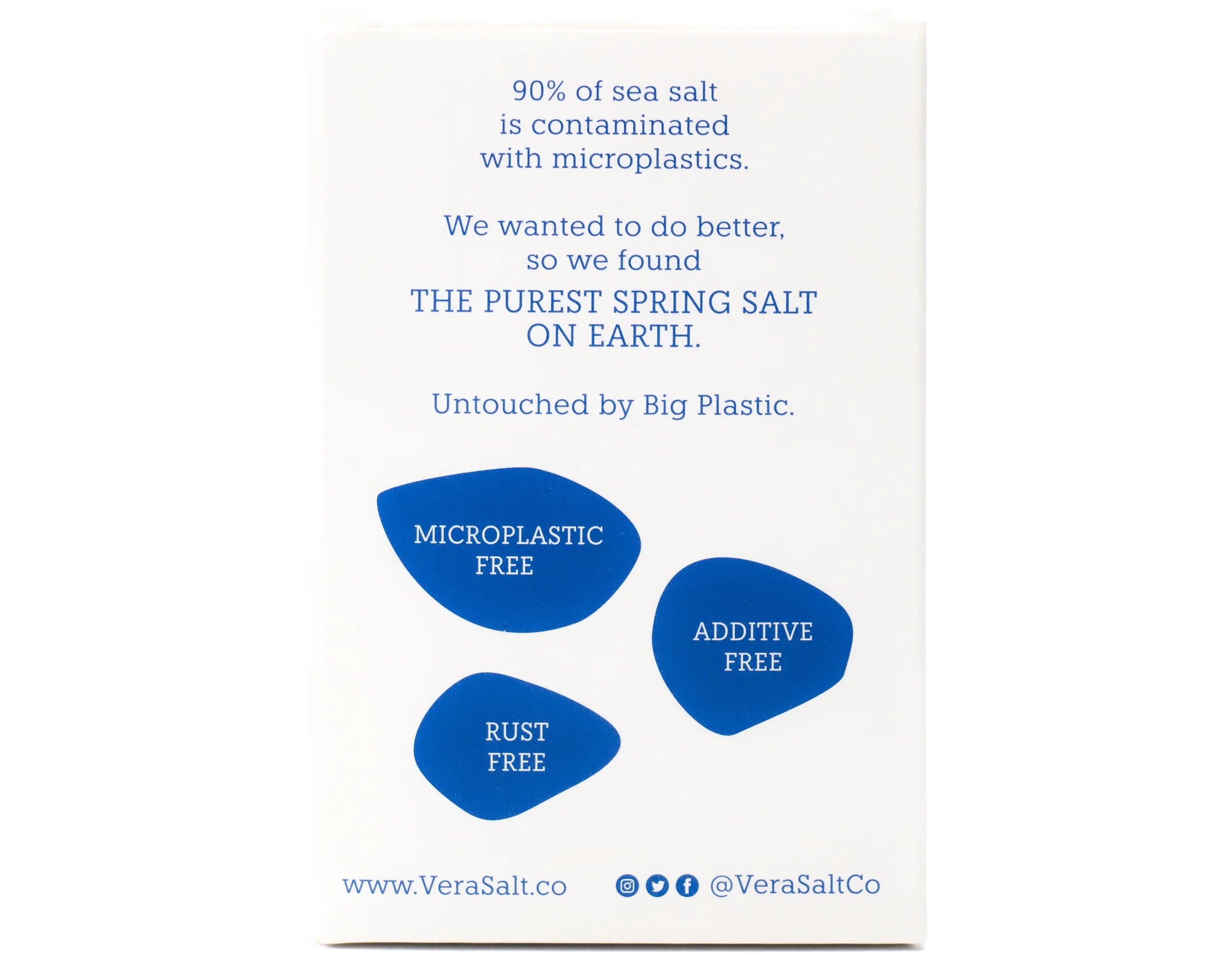 Fine Pure Natural Spring Salt (300g) - Microplastic Free