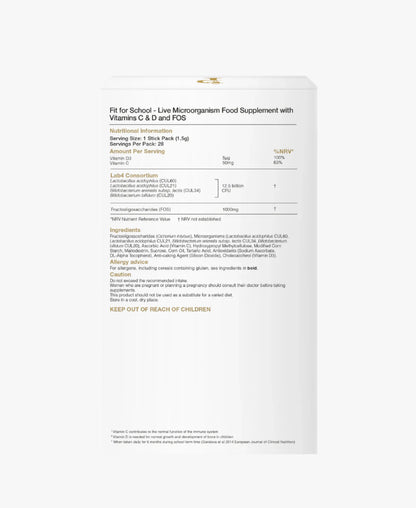 Fit for School Stick Packs