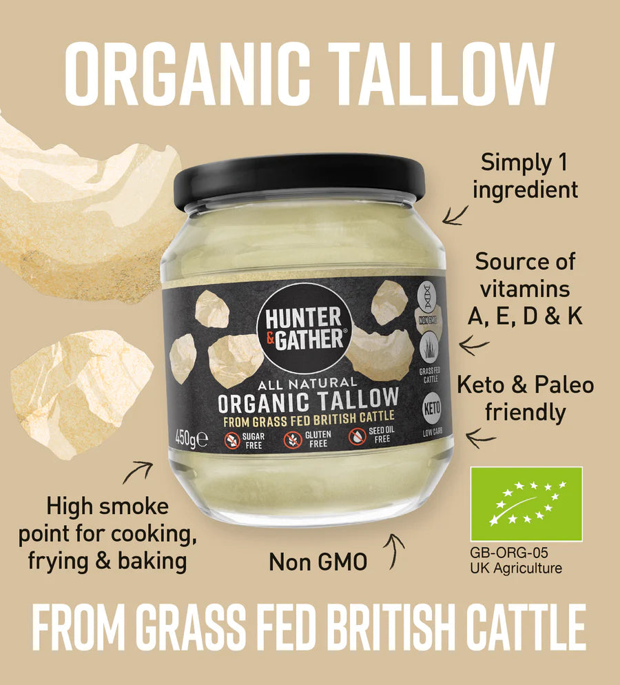 Grass Fed Organic Beef Tallow