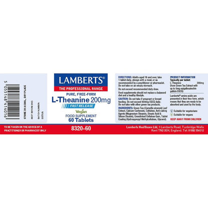 Lamberts L-Theanine 200mg