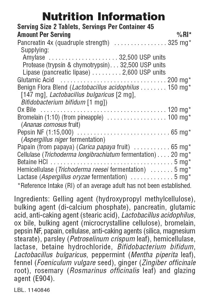 NaturesPlus Ultra-Zyme Tablets