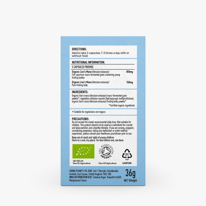 Organic Lion's Mane Focus