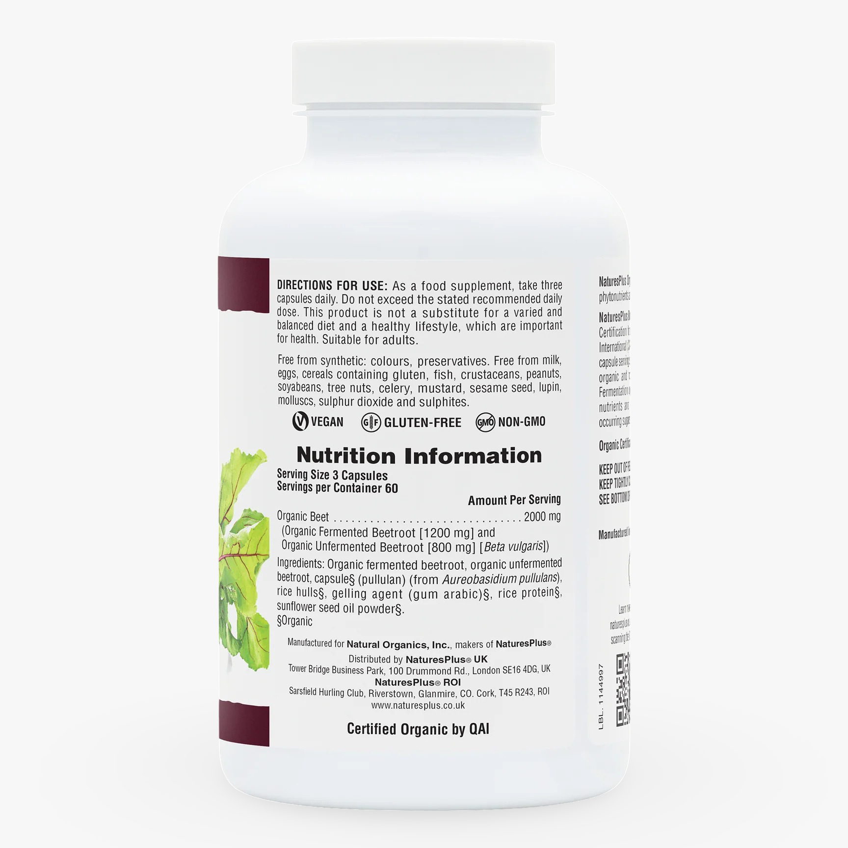 Organic Beet Capsules