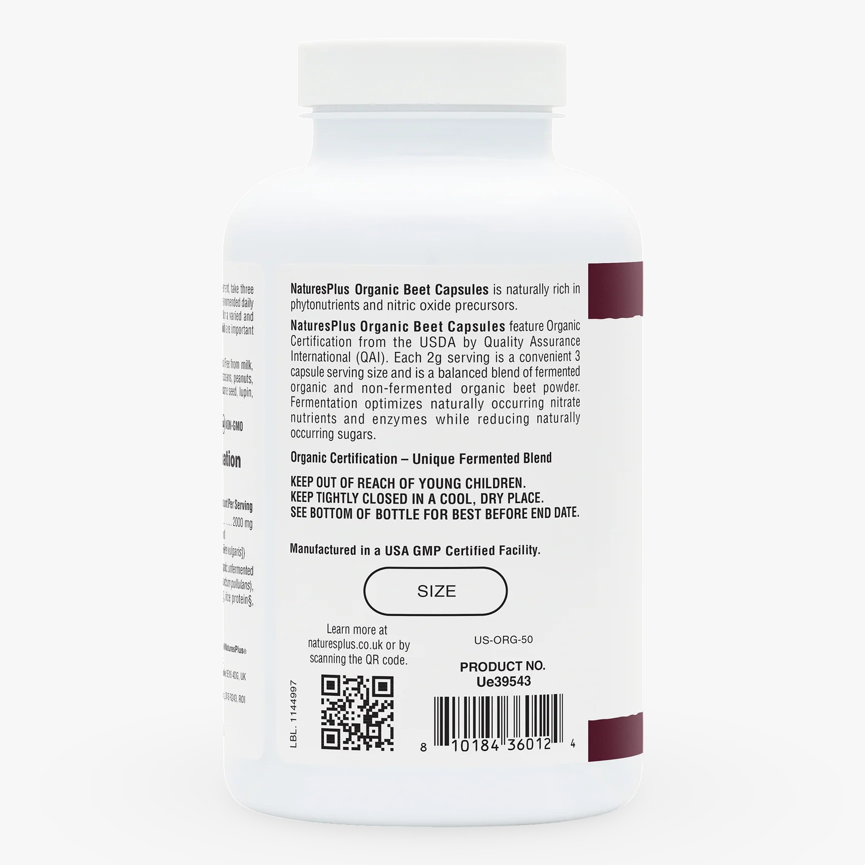 Organic Beet Capsules