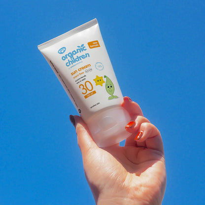 Organic Children Scent Free Sun Cream - SPF30