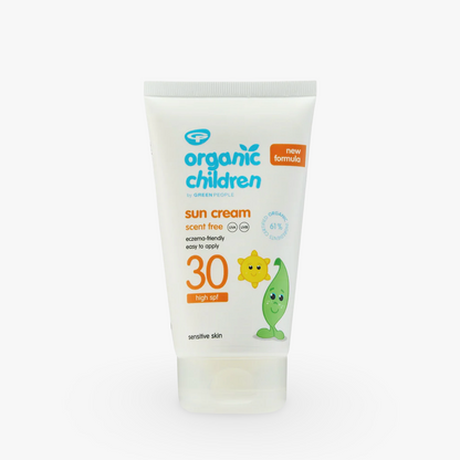 Organic Children Scent Free Sun Cream - SPF30