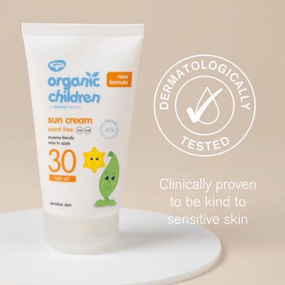 Organic Children Scent Free Sun Cream - SPF30