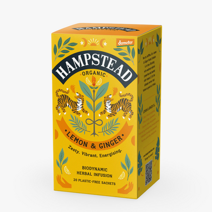 Organic Lemon & Ginger Tea Bags
