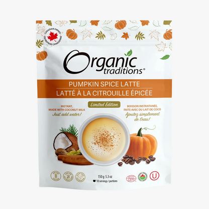 Organic Traditions Pumpkin Spice Latte 150g