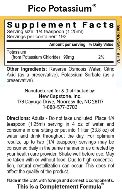 Pico Potassium® For Sport