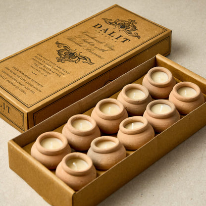 Unscented Terracotta Candles