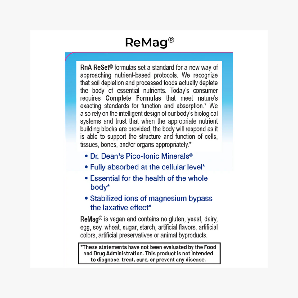 ReMag Liquid Magnesium – Botanica Health