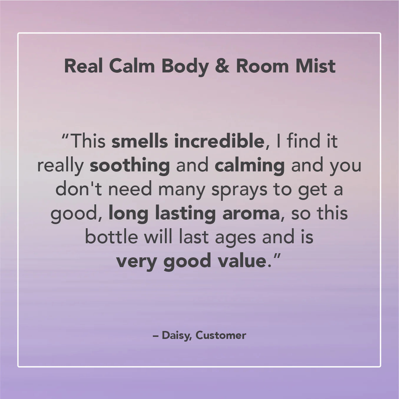 Real Calm Body & Room Mist