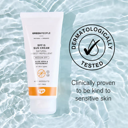 SPF15 Sun Cream with Natural Insect Repellent