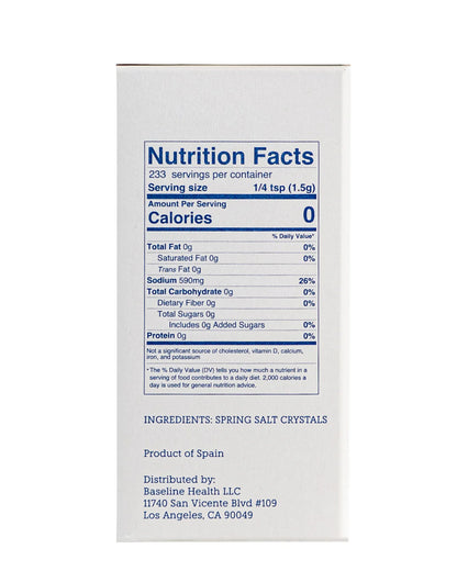 Salt Crystal Grinder Refill - Microplastic Free