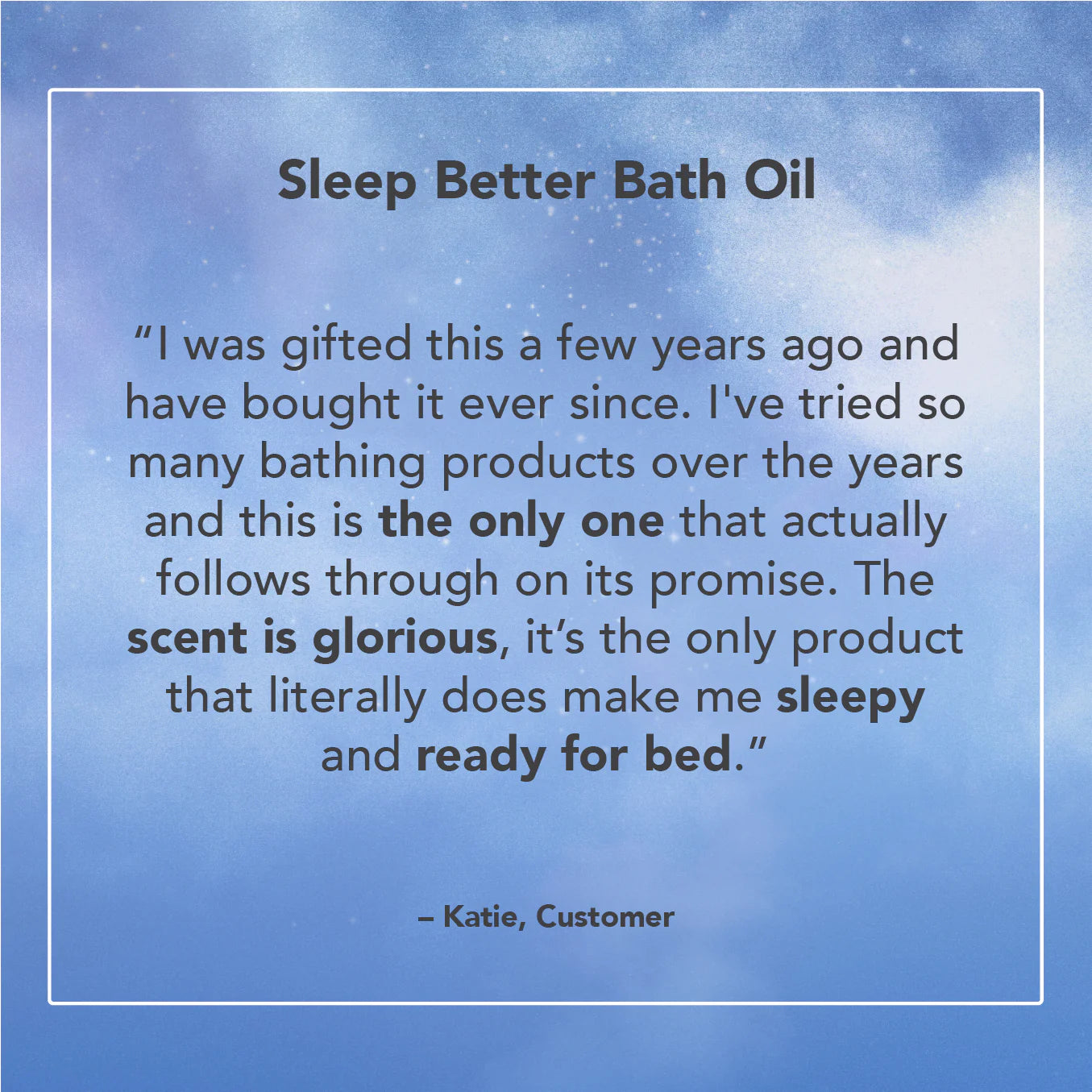 Sleep Better Bath Oil