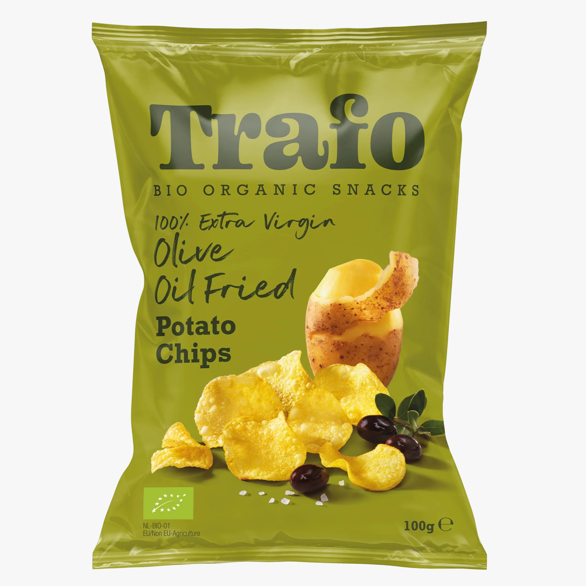 Trafo Crisps Fried in Olive Oil 100g