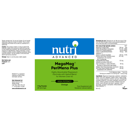 Nutri Advanced MegaMag PeriMeno Plus Powder
